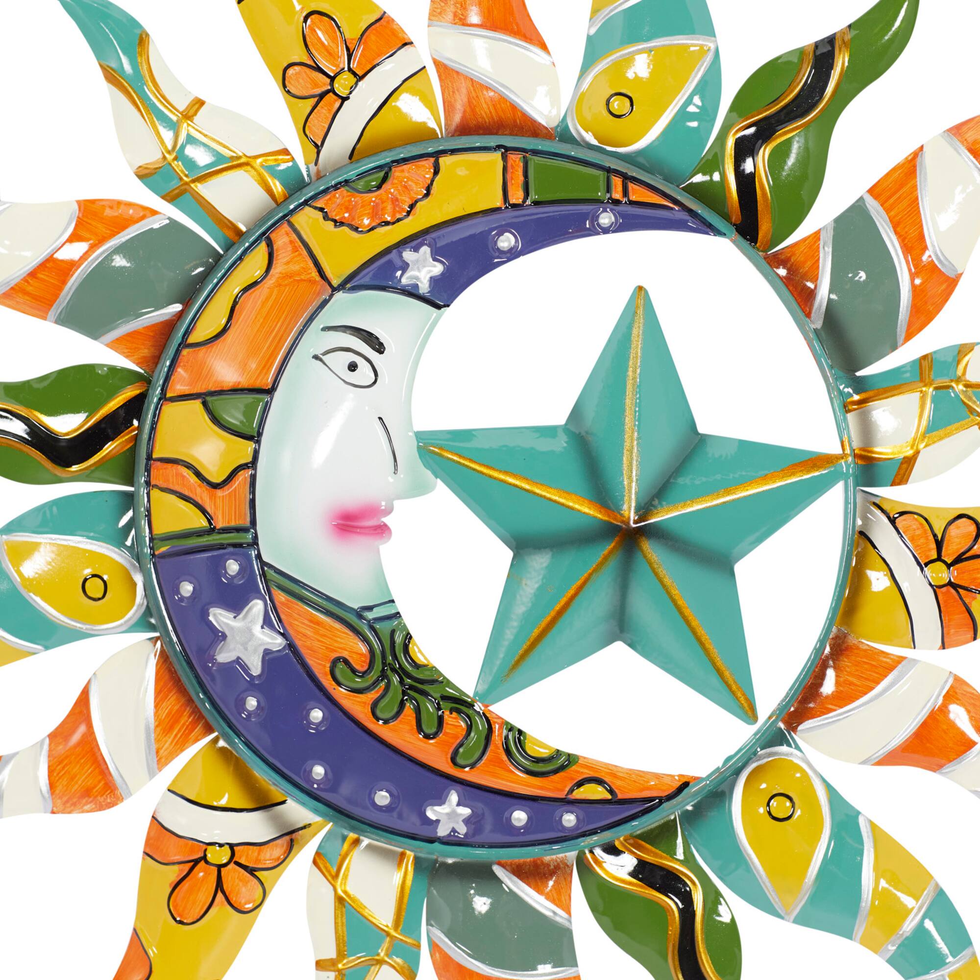 Multi Metal Eclectic Wall Decor, 36" x 36" x 2"